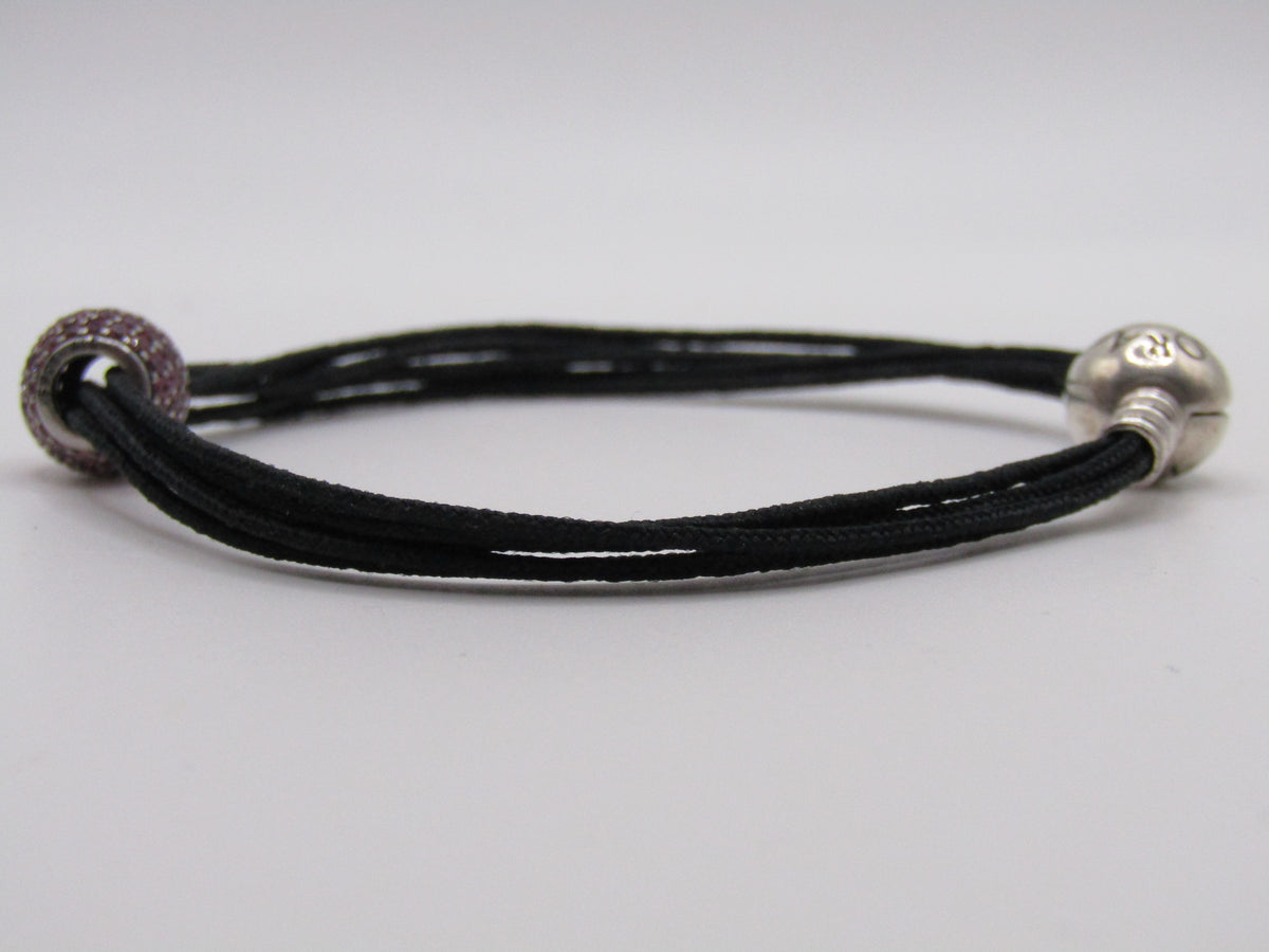 Pandora Essence Passion Multi-Strand Cord Charm Bracelet 796063CFR / 590715CBK