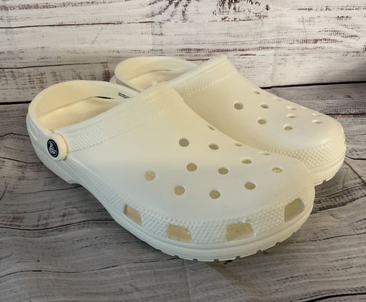 Crocs Unisex Classic Clogs White M10 W12