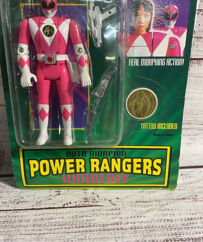 Vintage 1994 Bandai Auto Mighty Morphin Power Rangers Pink Ranger Kimberly