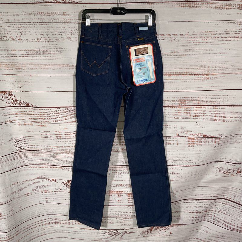 Vintage 80s Deadstock Wrangler Middleweight 12.25 oz Straight Leg Jeans 29x34