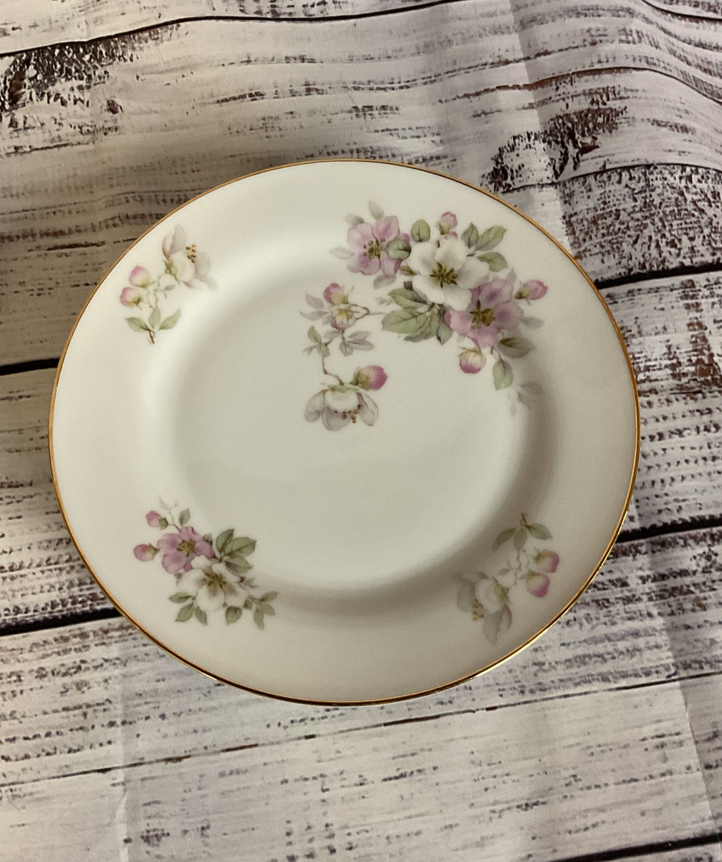 Tirschenreuth Bavaria Germany White Porcelain 6 Salad Plates 7.5"