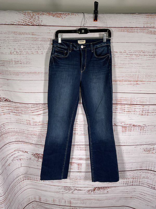 L'AGENCE Women's Ruth High Rise Straight Columbia Blue Jeans Size 28
