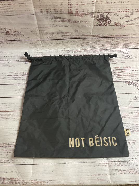 Black 'Not Beisic' Beis Dustcover Bag