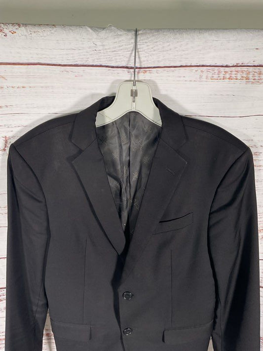 John Varvatose Men's 100% Wool Black Suit Jacket Size 38S