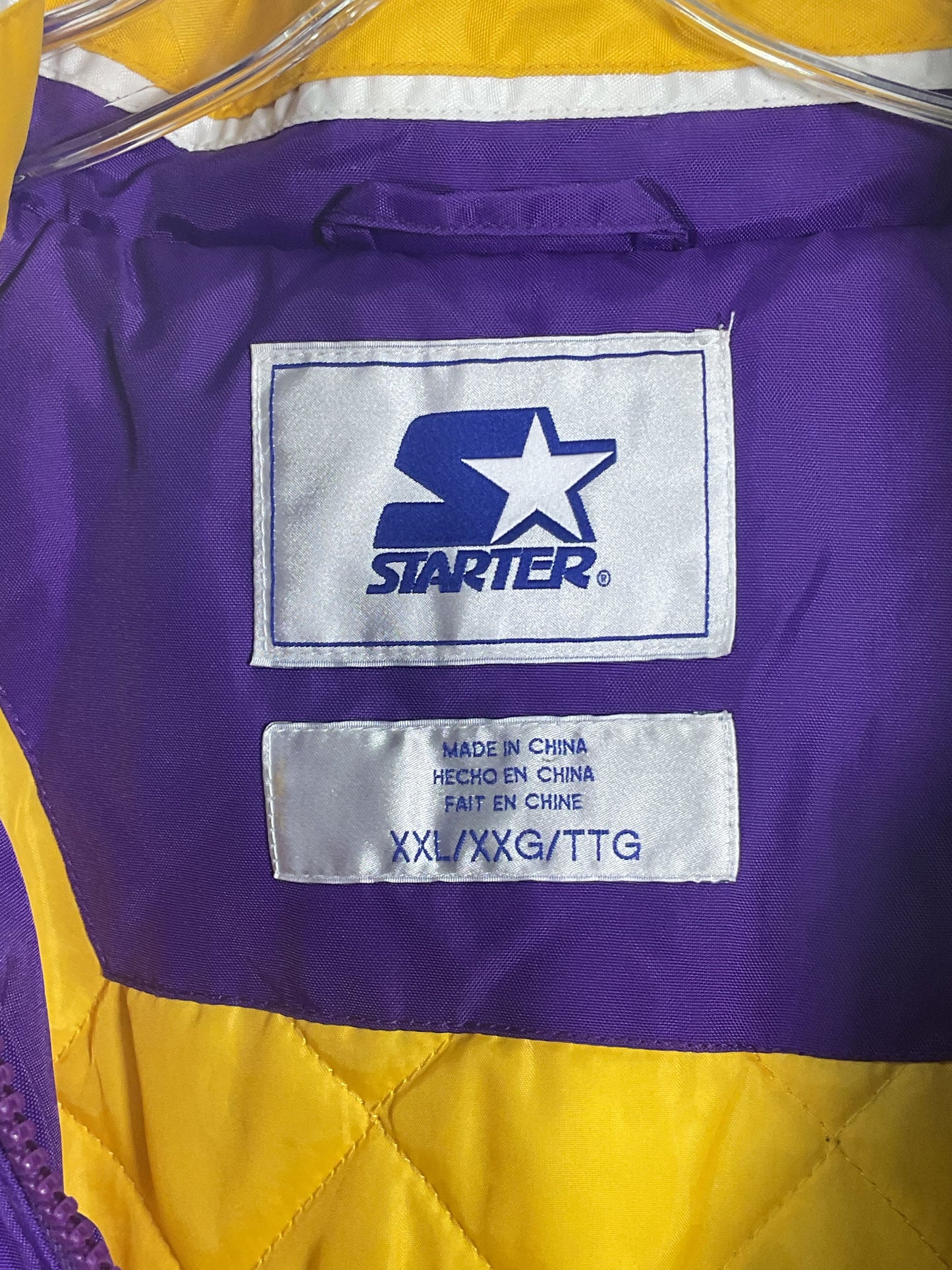 Starter Purple Minnesota Vikings Jacket - Size XXL