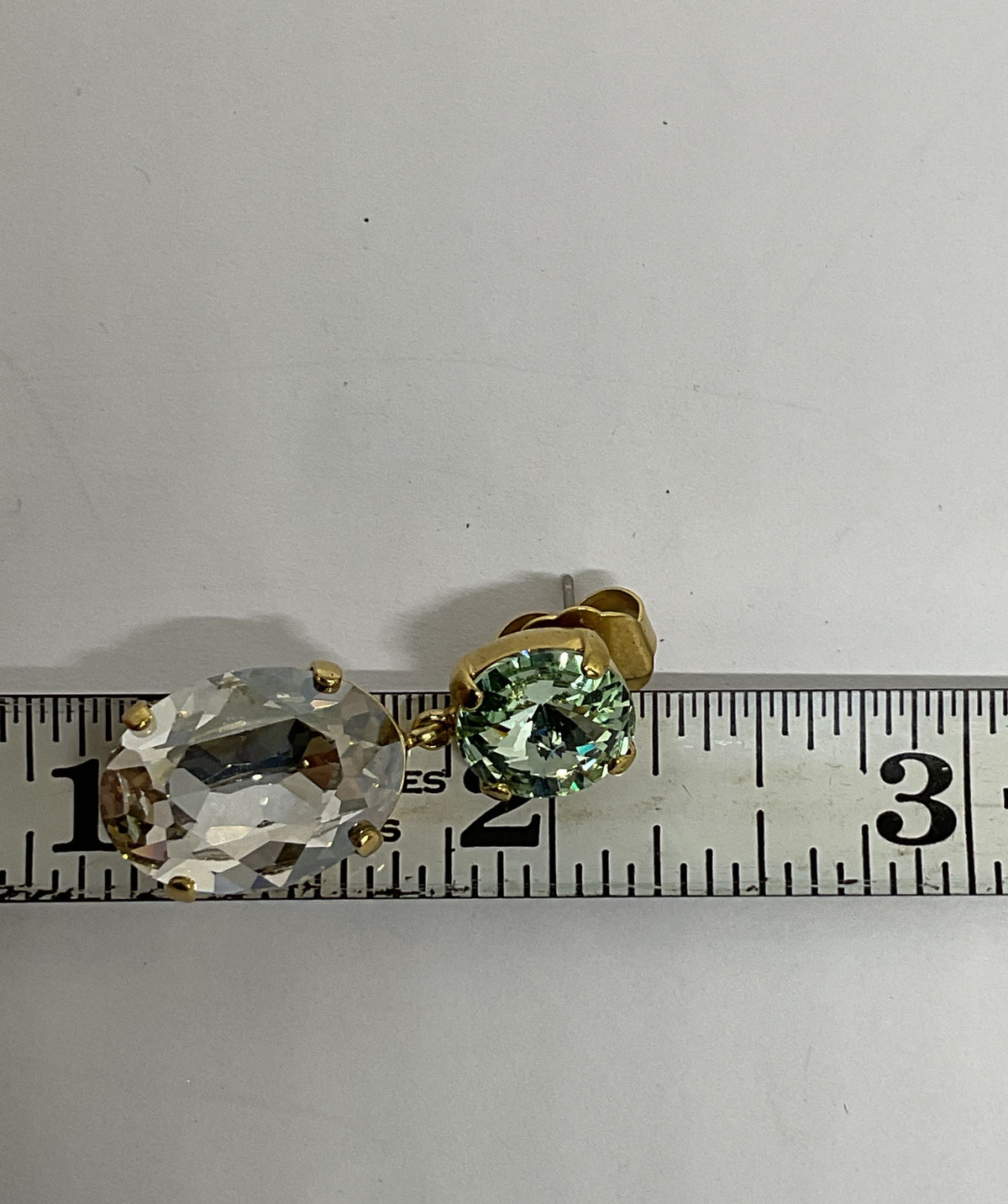 SINGLE Earring by Roxanne Assoulin Gold Tone with Crystals
