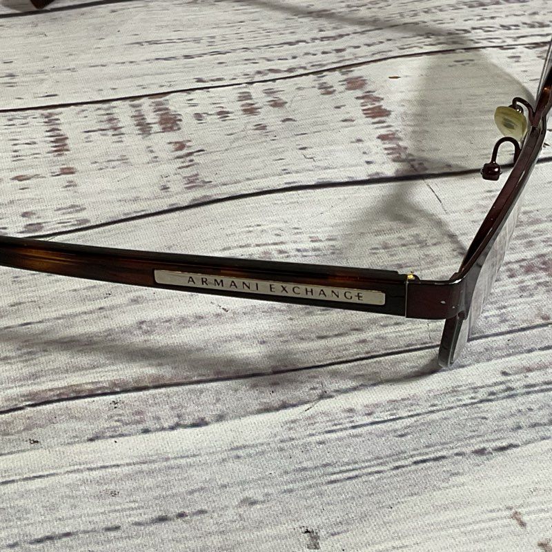 ARMANI EXCHANGE AX-1010 6001 Brown Eyeglasses- 53[ ]16 140- FRAMES ONLY