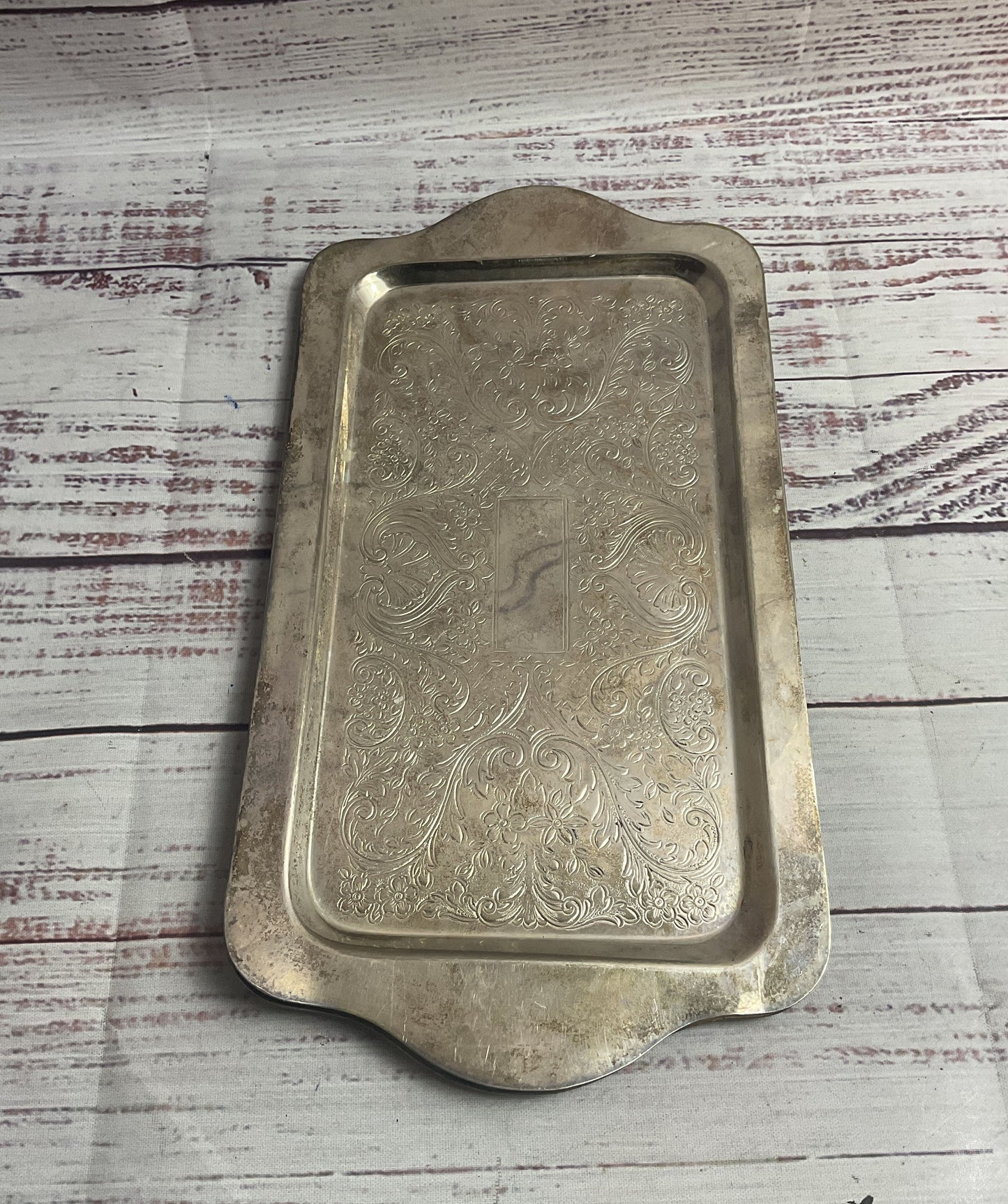 F. B. Rogers Lot Of 3 Silverplated Trays