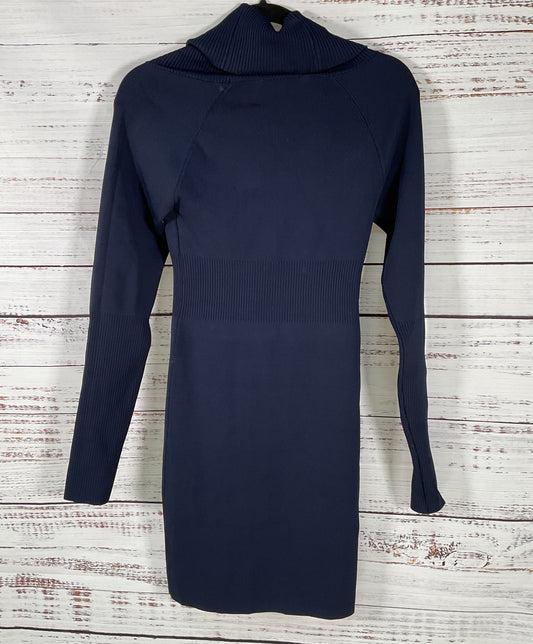 NWT Women's BCBG Max Azaria Navy Blue Sweater Dress Size L