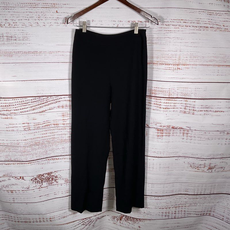 Giorgio Armani Black Label 2 Pc. Shawl Collar Wool Pants Suit Women's Size 40