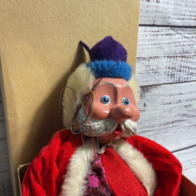 VTG. Pelham King Marionette Puppet W/ Broken Strings