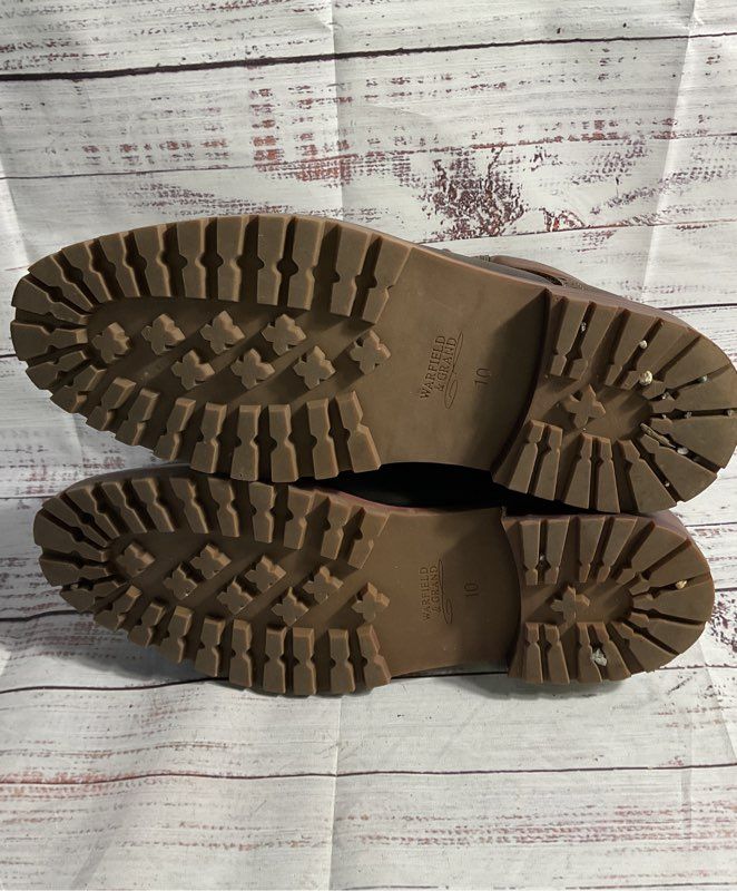 Warfield & Grand Presidio Tip 113806 Gentleman’s Brown Leather Boots Size 10