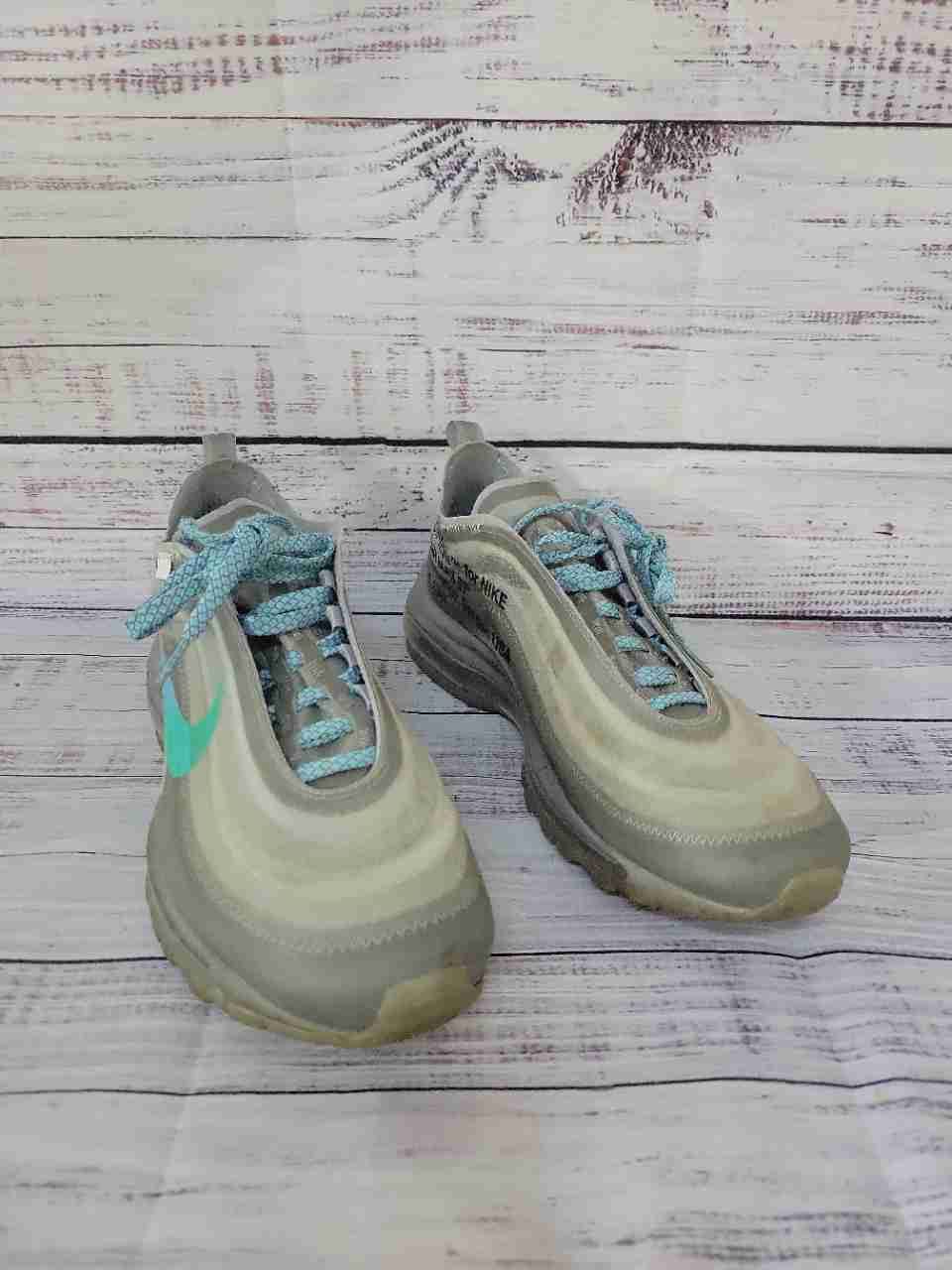Men's Nike Off White Air Max 97 Menta Grey Sneaker Size 9