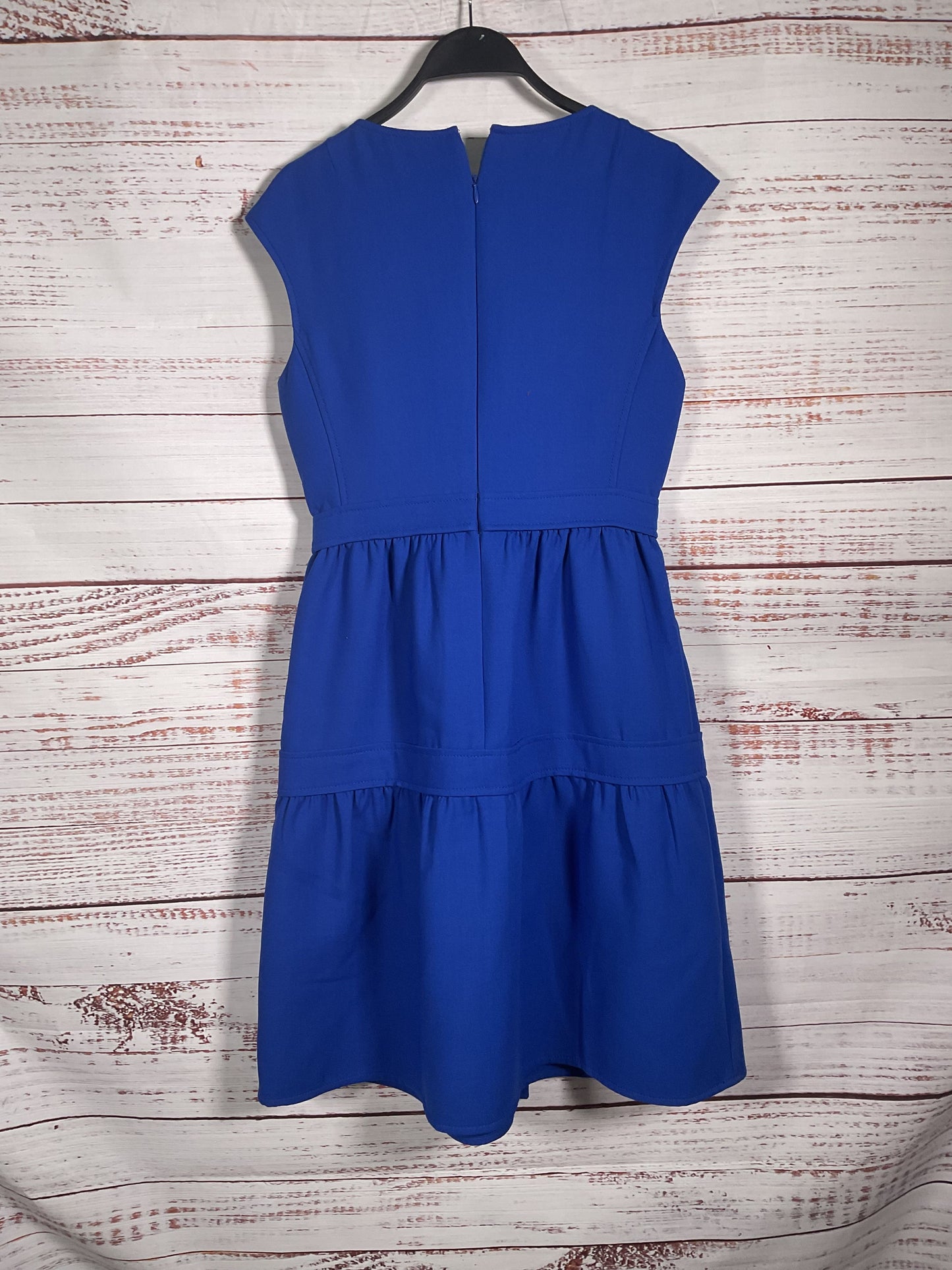 Tory Burch Blue Belted Sleeveless Dress - Size 4