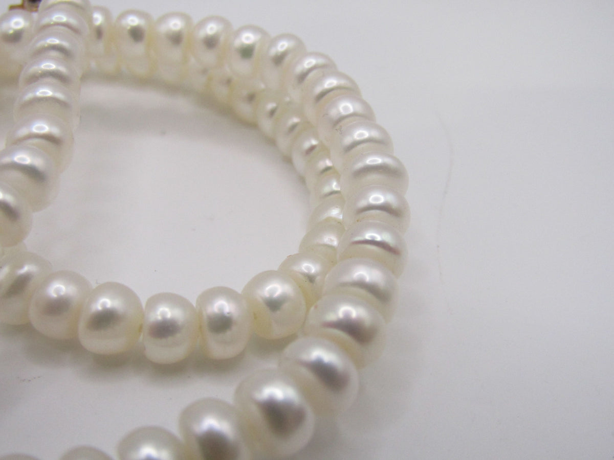 Michael Anthony Freshwater Pearl Necklace With 10k Yellow Gold Clasp