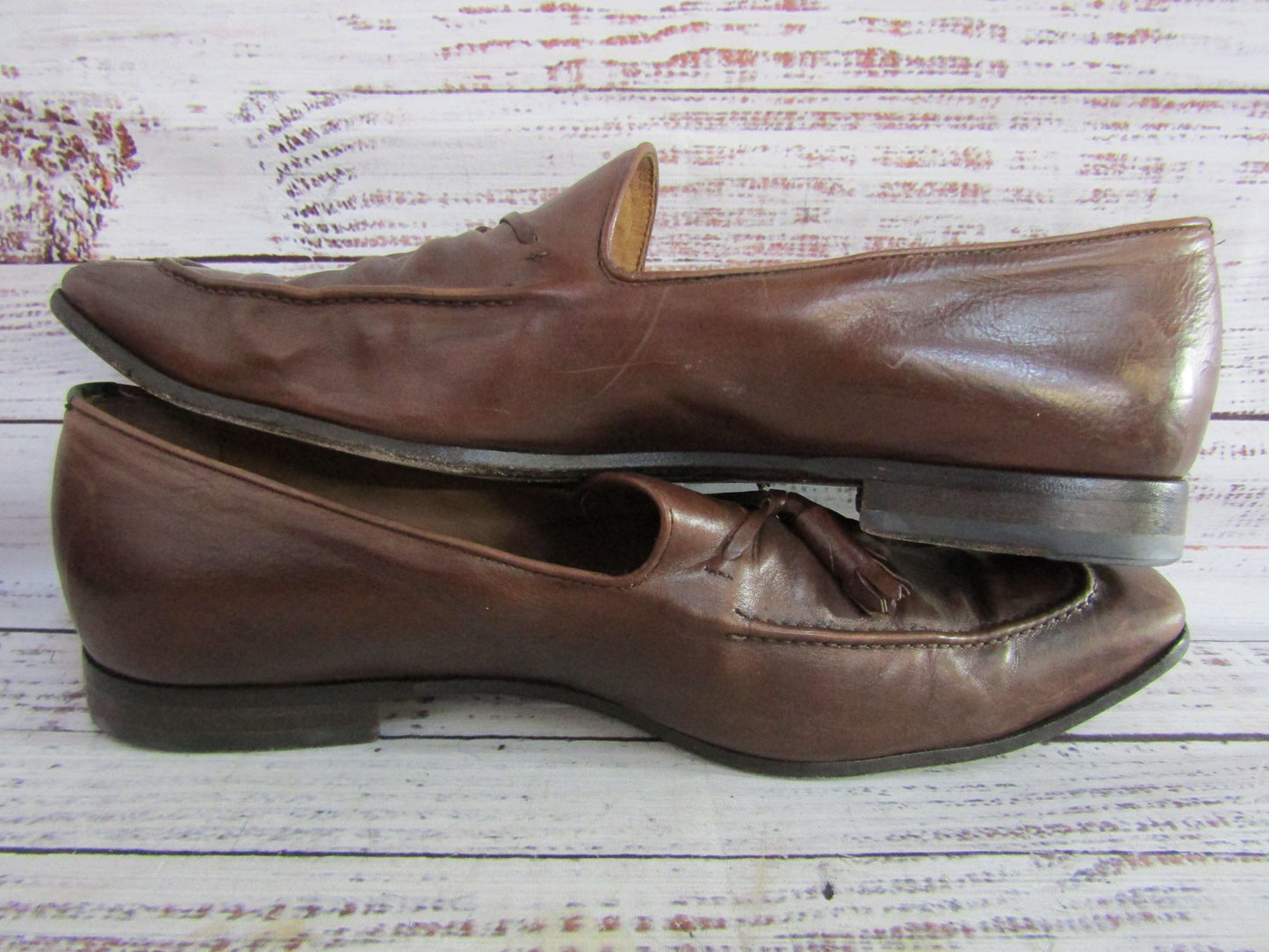 Paul Smith Men's Brown Loafer Tassel Loafers Size 10 Made in Italy