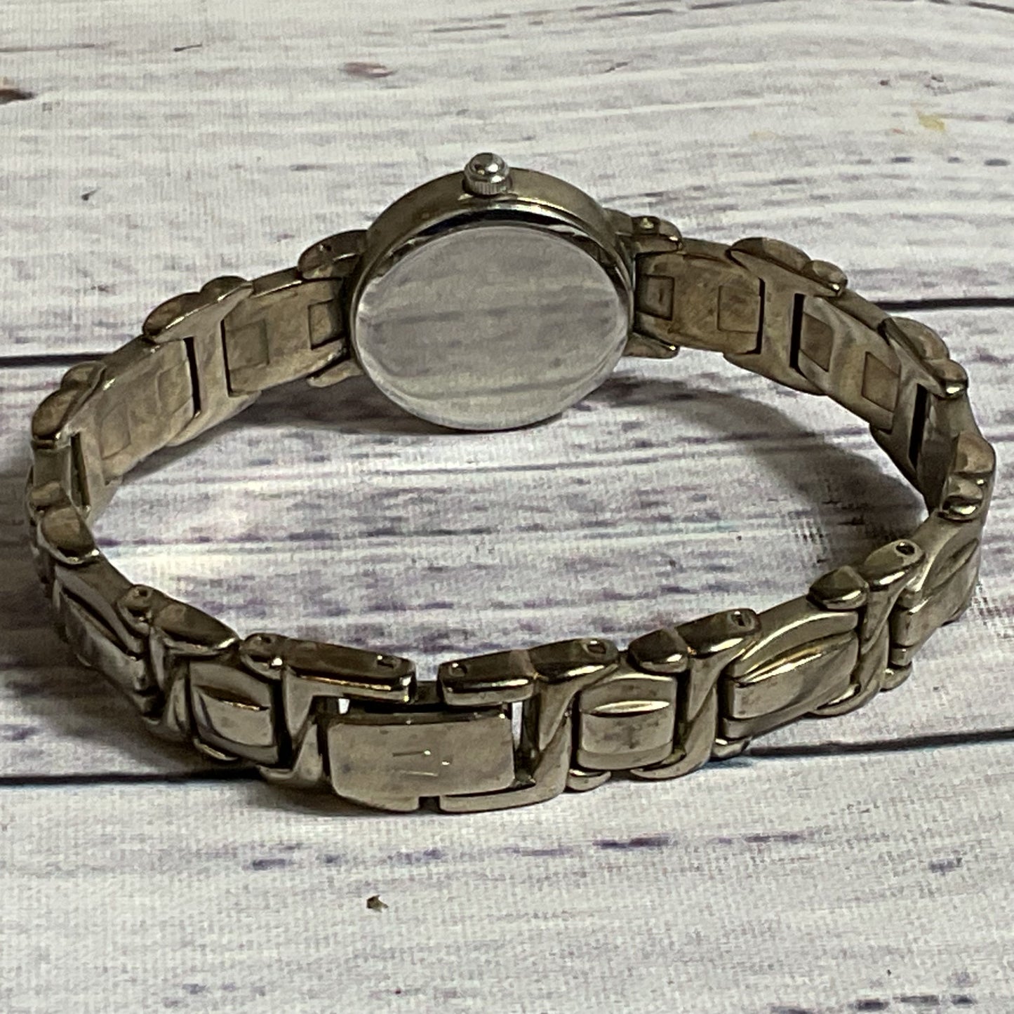 BULOVA C875370 Women's Silver Tone 6" Band Watch- NEEDS BATTERY