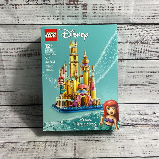 NEW SEALED Lego X Disney Princess The Little Mermaid 40708 Mini Ariel's Castle