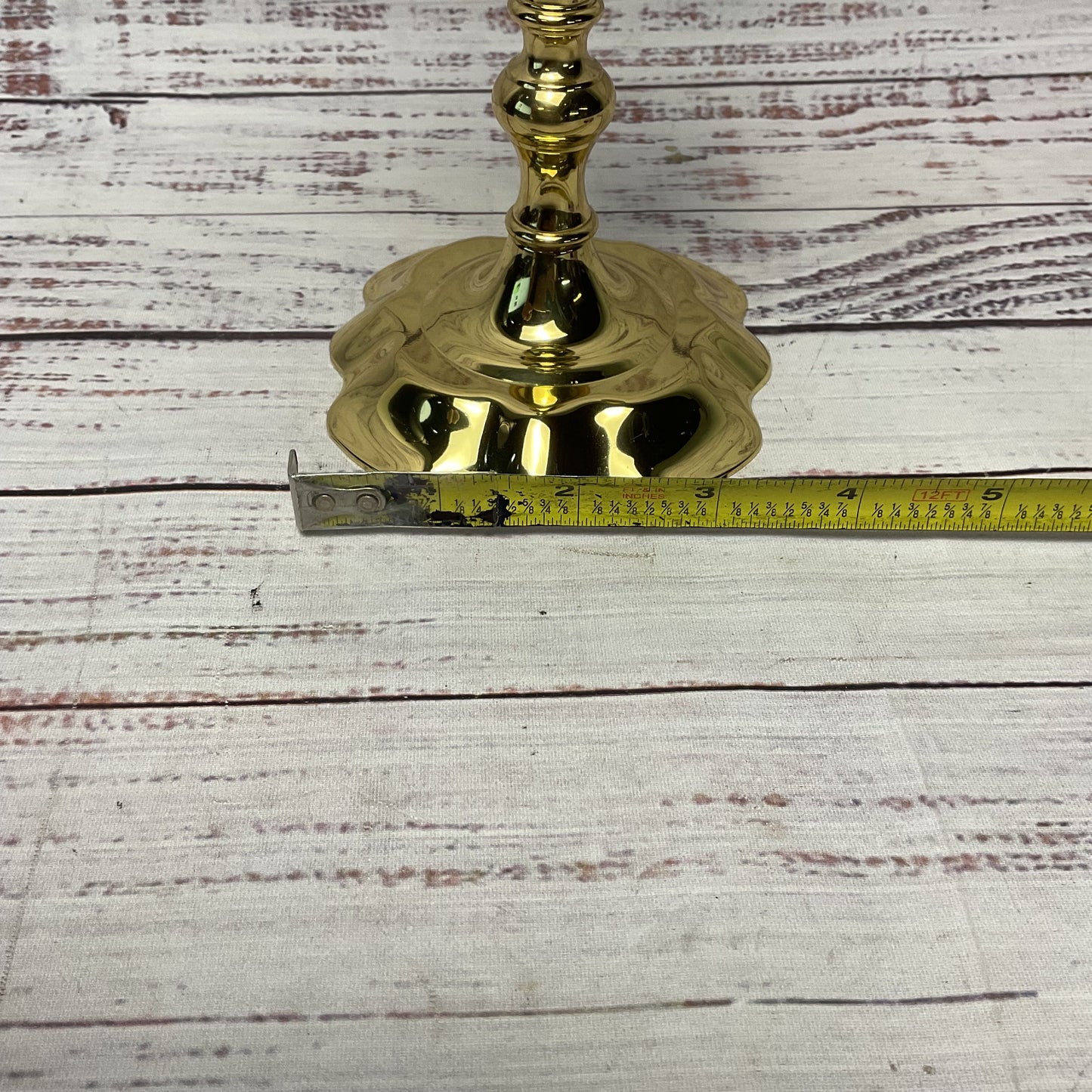 Baldwin Brass Historic Deerfield Collection Polished Brass Candle Stick 7"