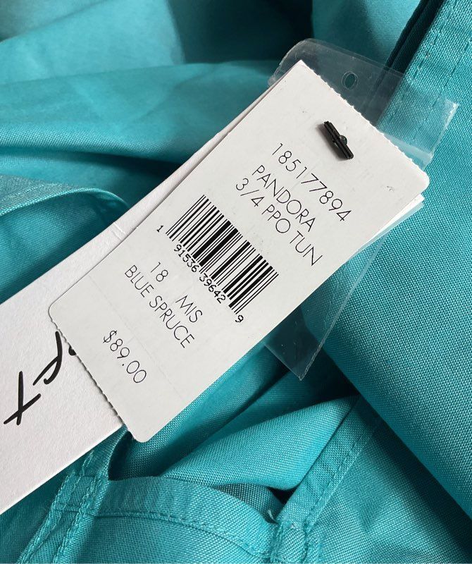 Foxcroft Pandora Non-Iron Cotton Shirt Blue Spruce 18