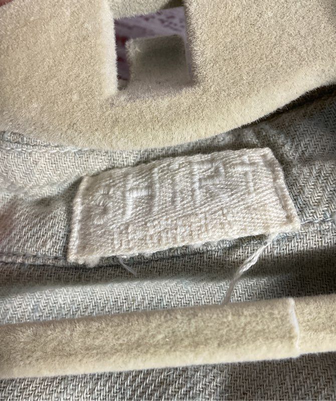 CP Shades Men's Linen Blend Grey Button Up Long Sleeve Shirt Size XL