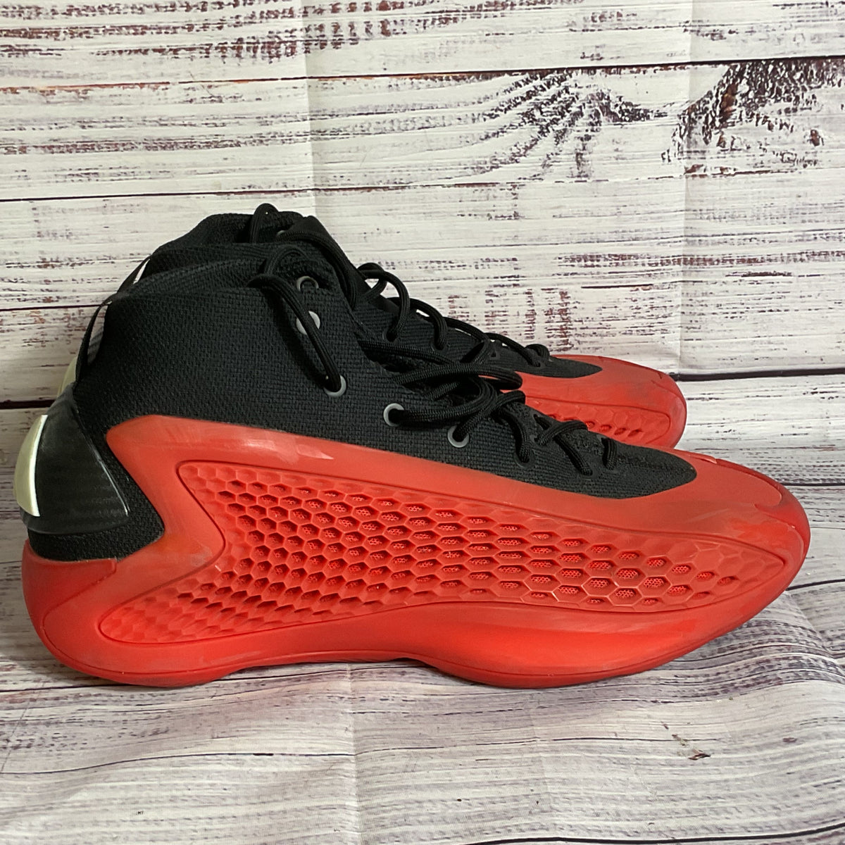 ADIDAS AE1 Men's Black & Red Sneaker Shoes- SZ 8.5