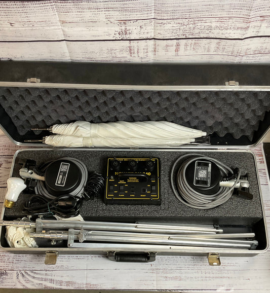 Novatron 240 Pro Studio Lighting Kit w/ Hardcase and Accessories