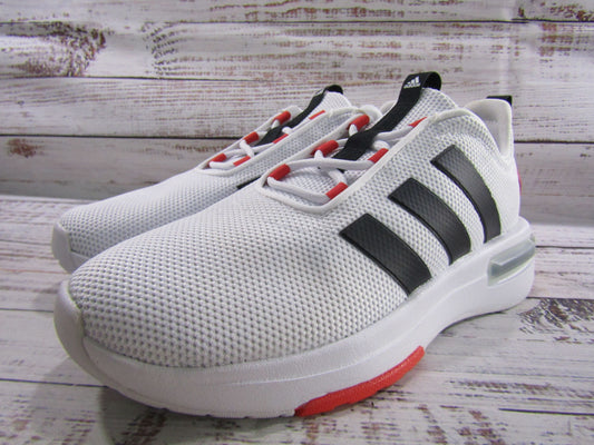 Adidas Racer TR23 Boy's White Low Top Sneakers Size 5 IG4925