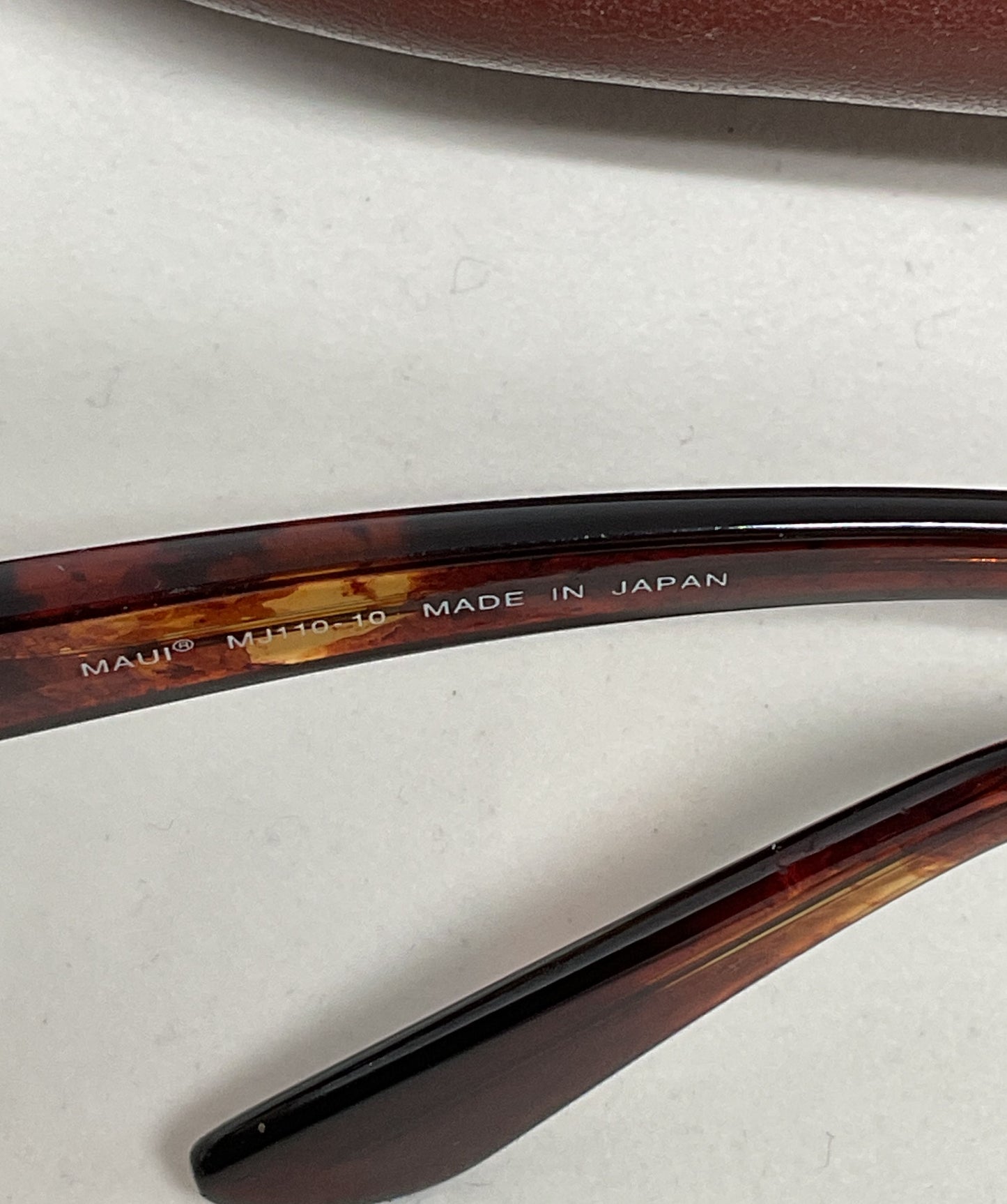 Maui Jim MJ110-10 Brown Sunglasses Made in Japan