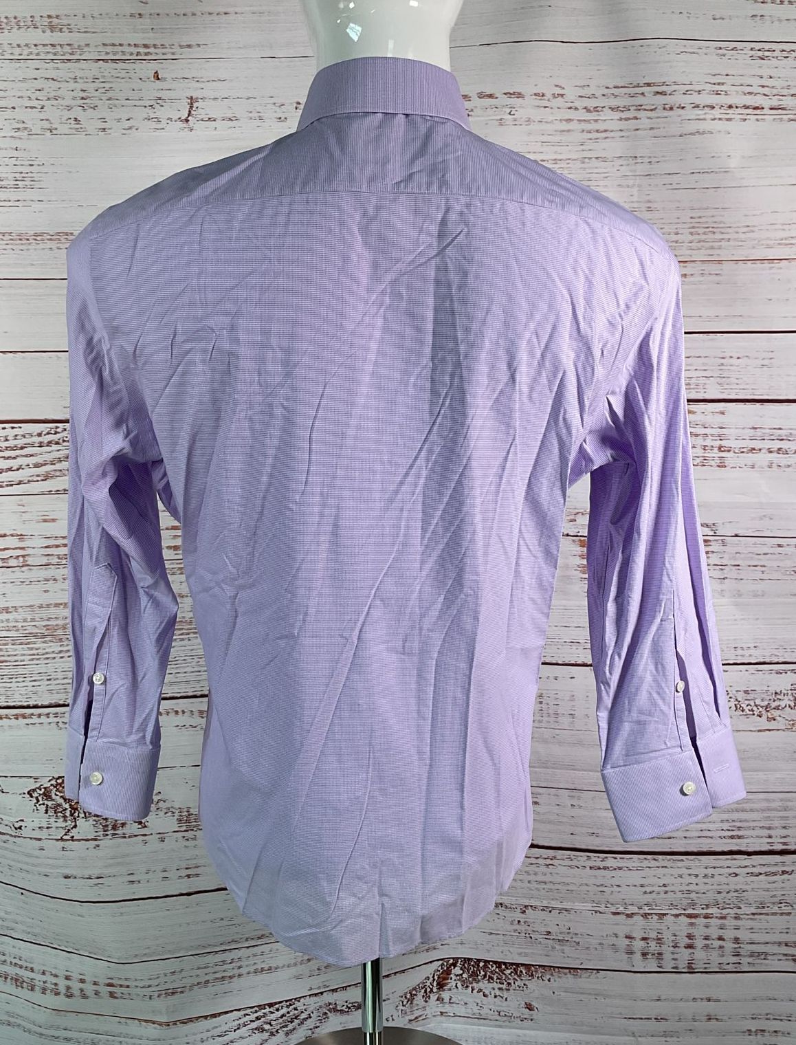 Liberty Shirt Co Micro Square 3/4 Sleeve Shirt Purple