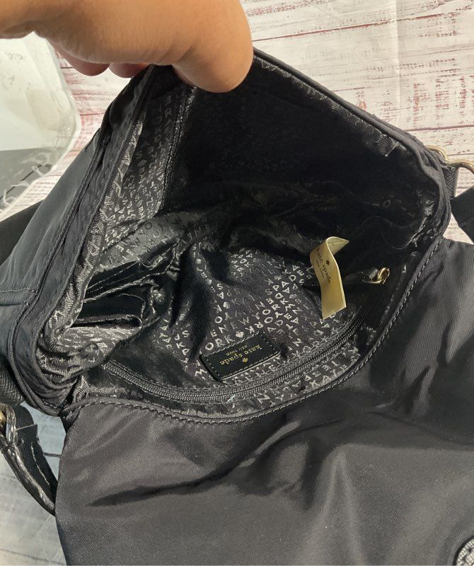 KATE SPADE Wilson Road Miri Purse Crossbody Bag Nylon Black - Missing Strap