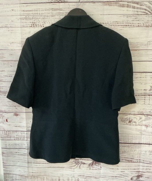 Women's Ecaille Paris Black Jacket with sequined detail & buttons Size 44/US12