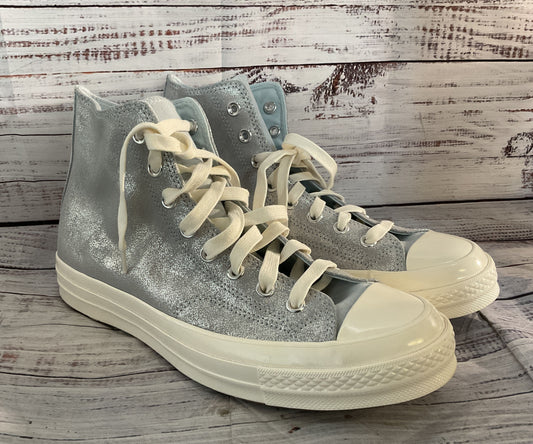 Converse Chuck Taylor All Star 70 Metallic High Top Sneaker Silver 9.5