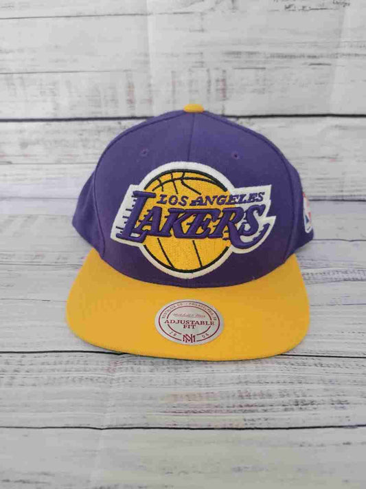 Men's Mitchell & Ness Lakers Baseball Cap Size XL