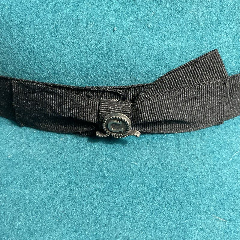 Charlie 1 Horse Teal Blue Felt Highway Black Band Floppy Cowboy Hat - Size L