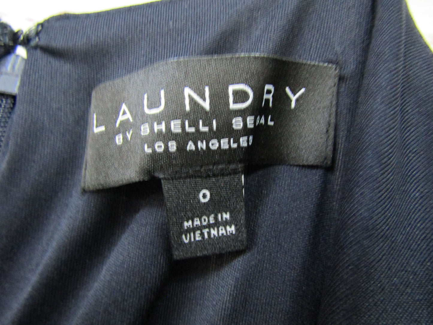 Laundry by Shelli Segal Women's Navy Blue Striped Jumpsuit Size 0