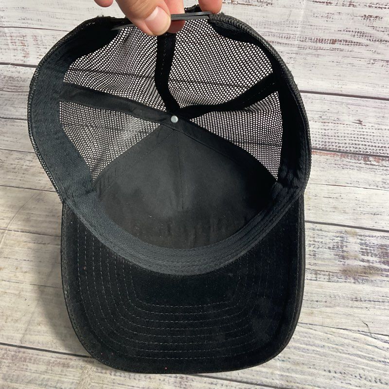 BeSpecial: The Movement Black Velvet 3 Logo Trucker Snapback Hat - Size OS