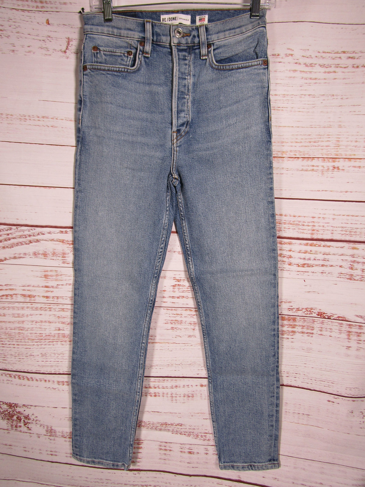 Re/Done Mid 90s High Rise Ankle Crop Jeans Size 26 190-3WHRAC