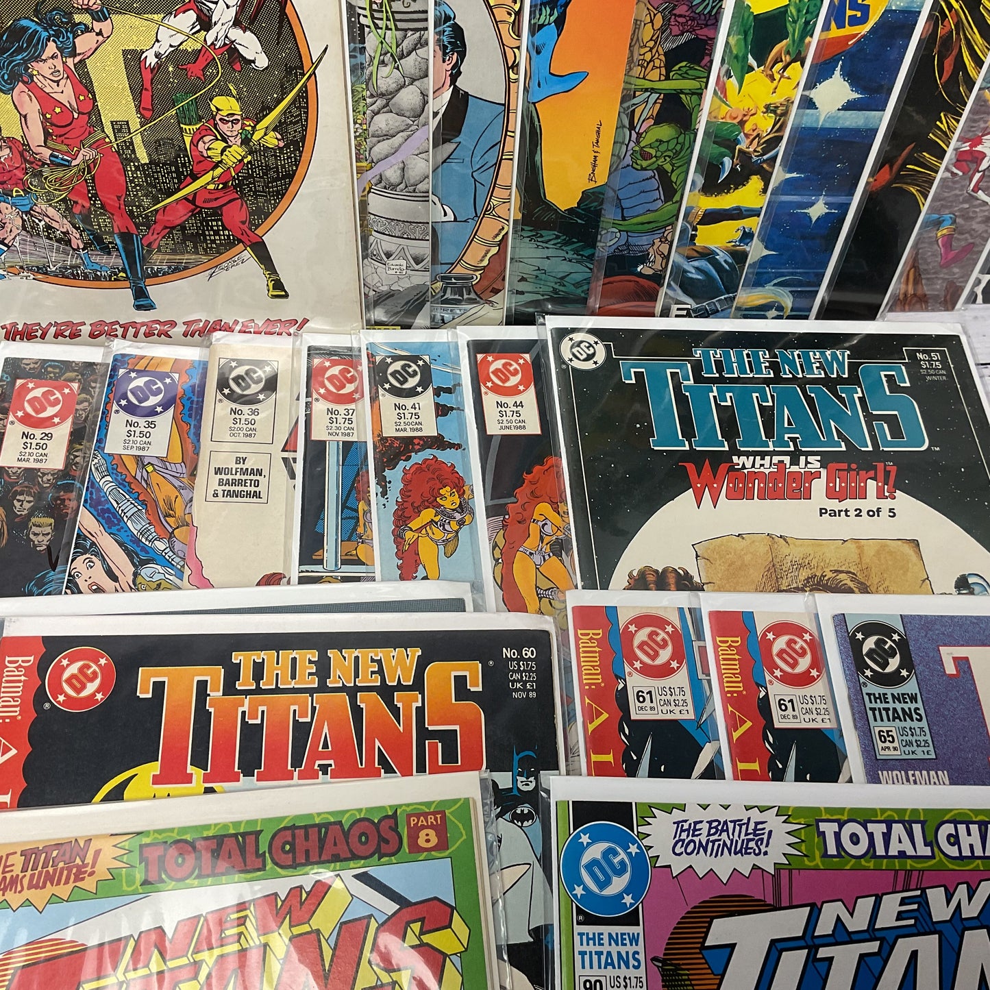 The New Teen Titans Vol 2 Dc Comics Lot Of 35 Comic Books Between 2 93