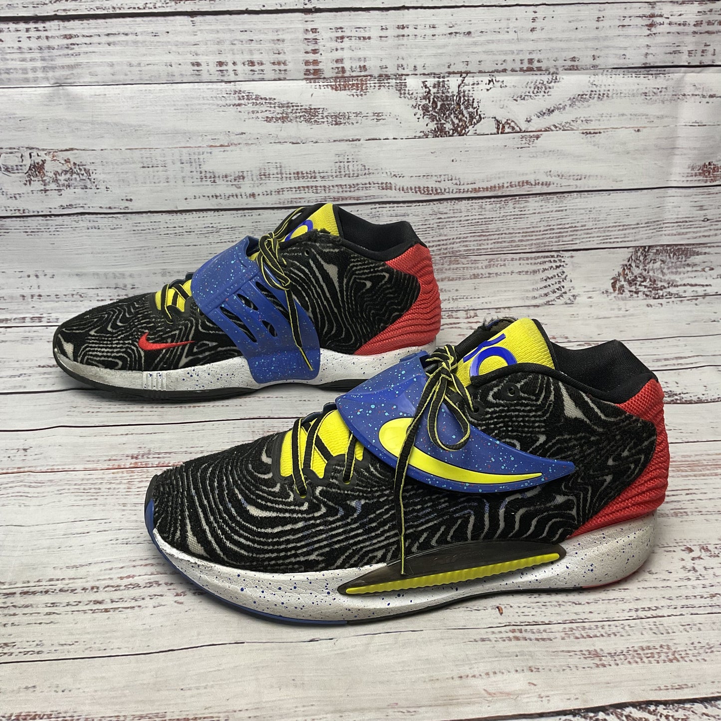 Nike KD14 'Pop Art' CW3935-004 Multicolor Athletic Sneaker Shoe Men 11