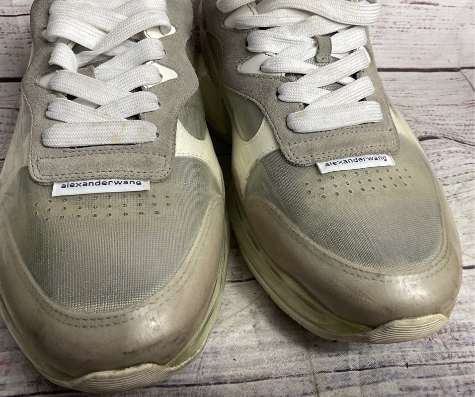 Alexander Wang Women's AWNYC Stadium Sneakers Gray 8.5