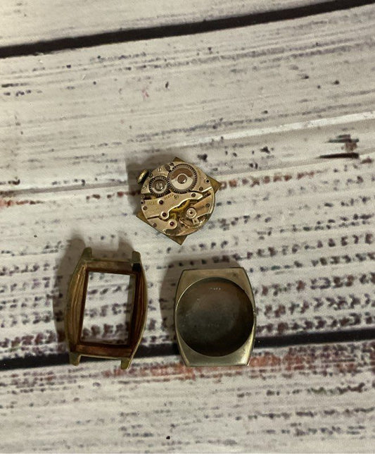 Gotham Stainless Steel Vintage Watch Case AS IS