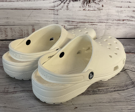 Crocs Unisex Classic Clogs White M10 W12