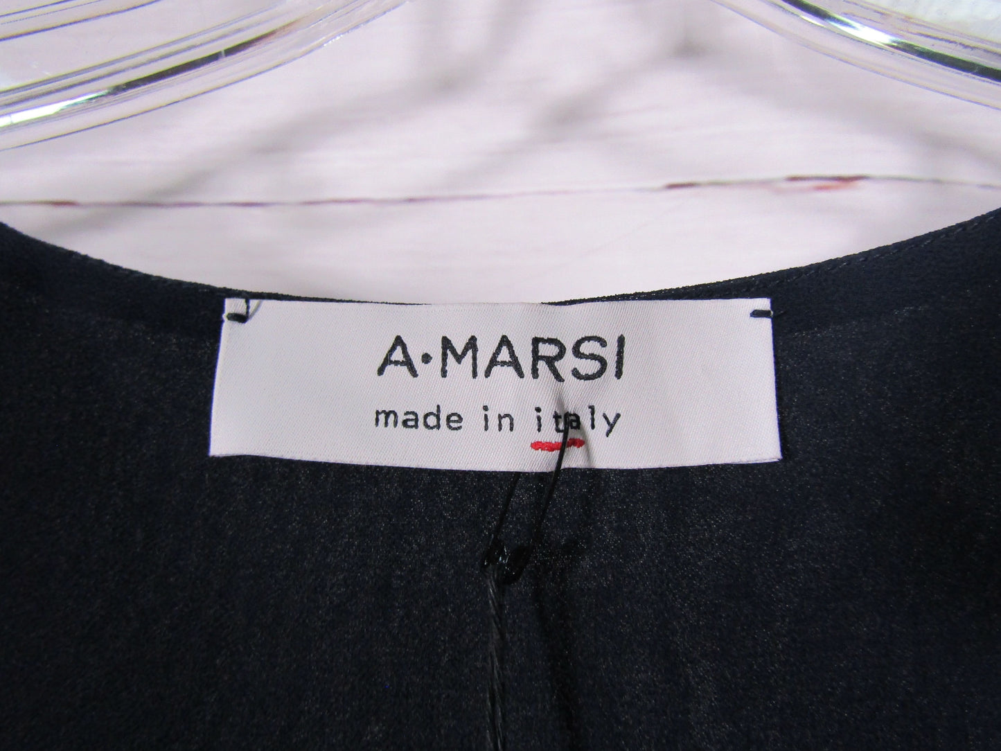 A. Marsi Women's Navy Blue Sleeveless Tank Blouse Size 44 Made in Italy
