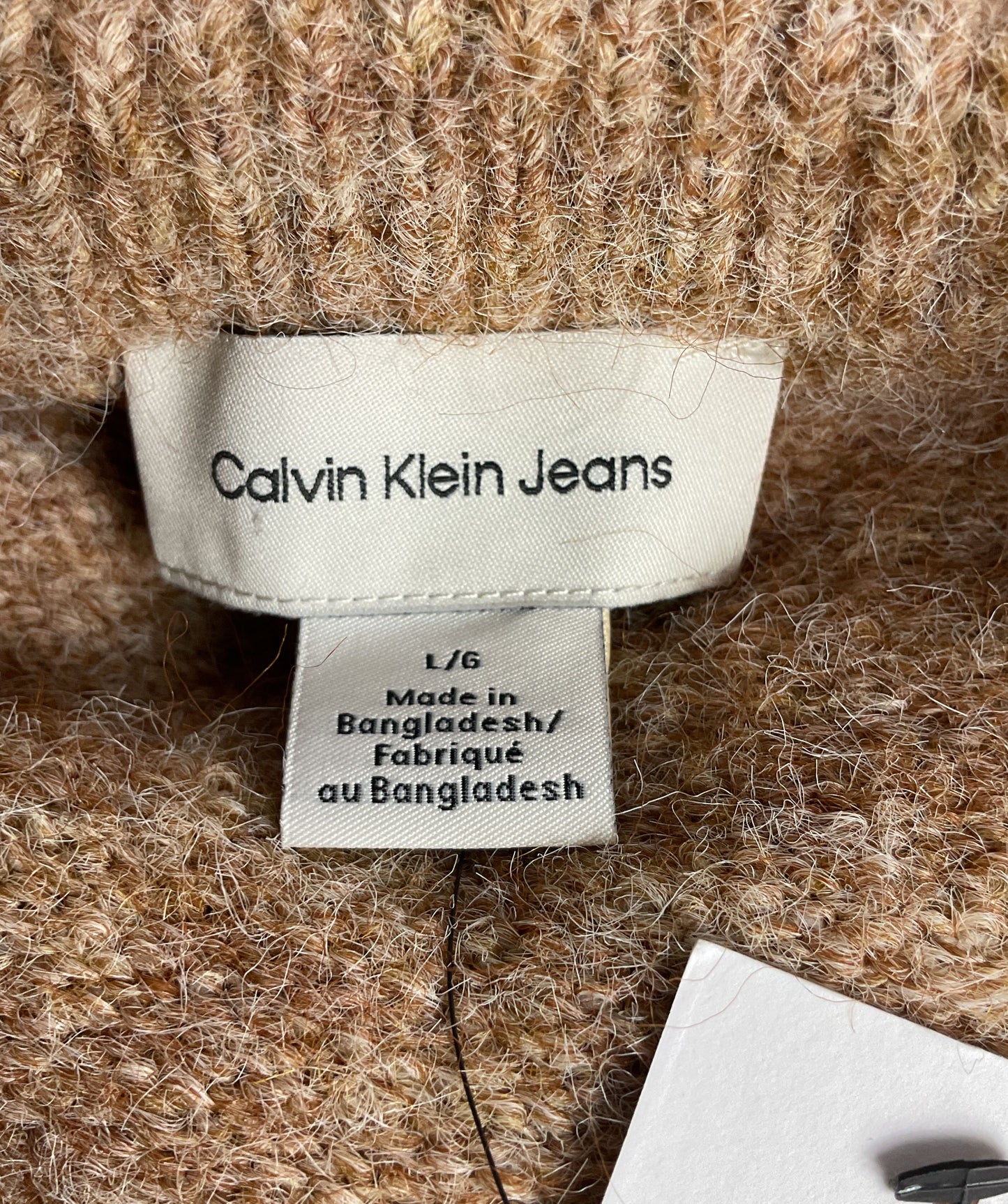 Calvin Klein Jeans Pullover Sweater Amphora Beige L