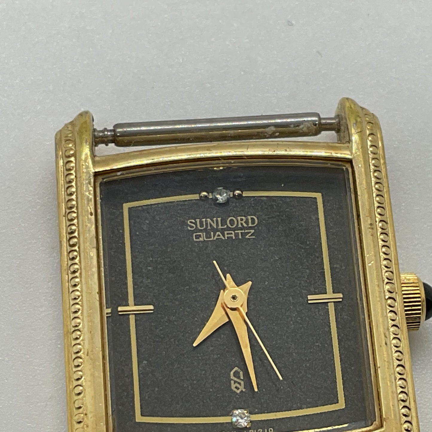 SANFORD Quartz LP1710 Gold Plated Watch Case- NO BAND