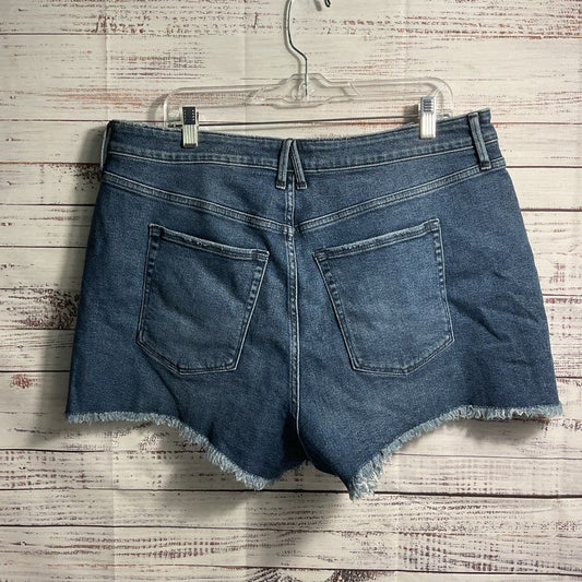 Good American Cutoff Denim Jean Shorts - Size 18