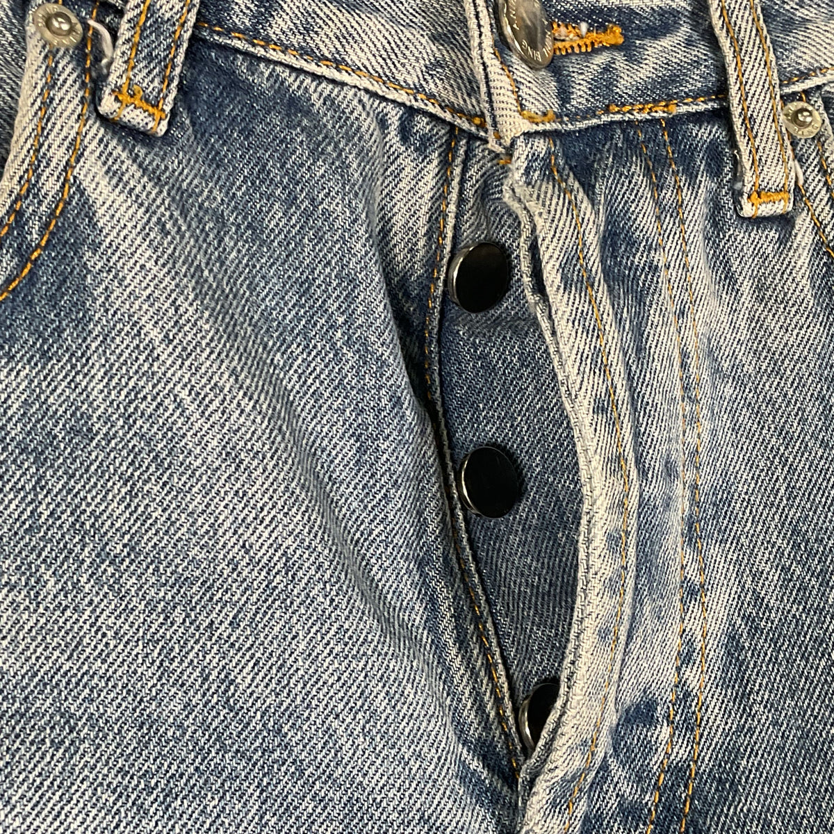 ANINE BING Women's Blue Button-Up Denim Jeans- SZ 24