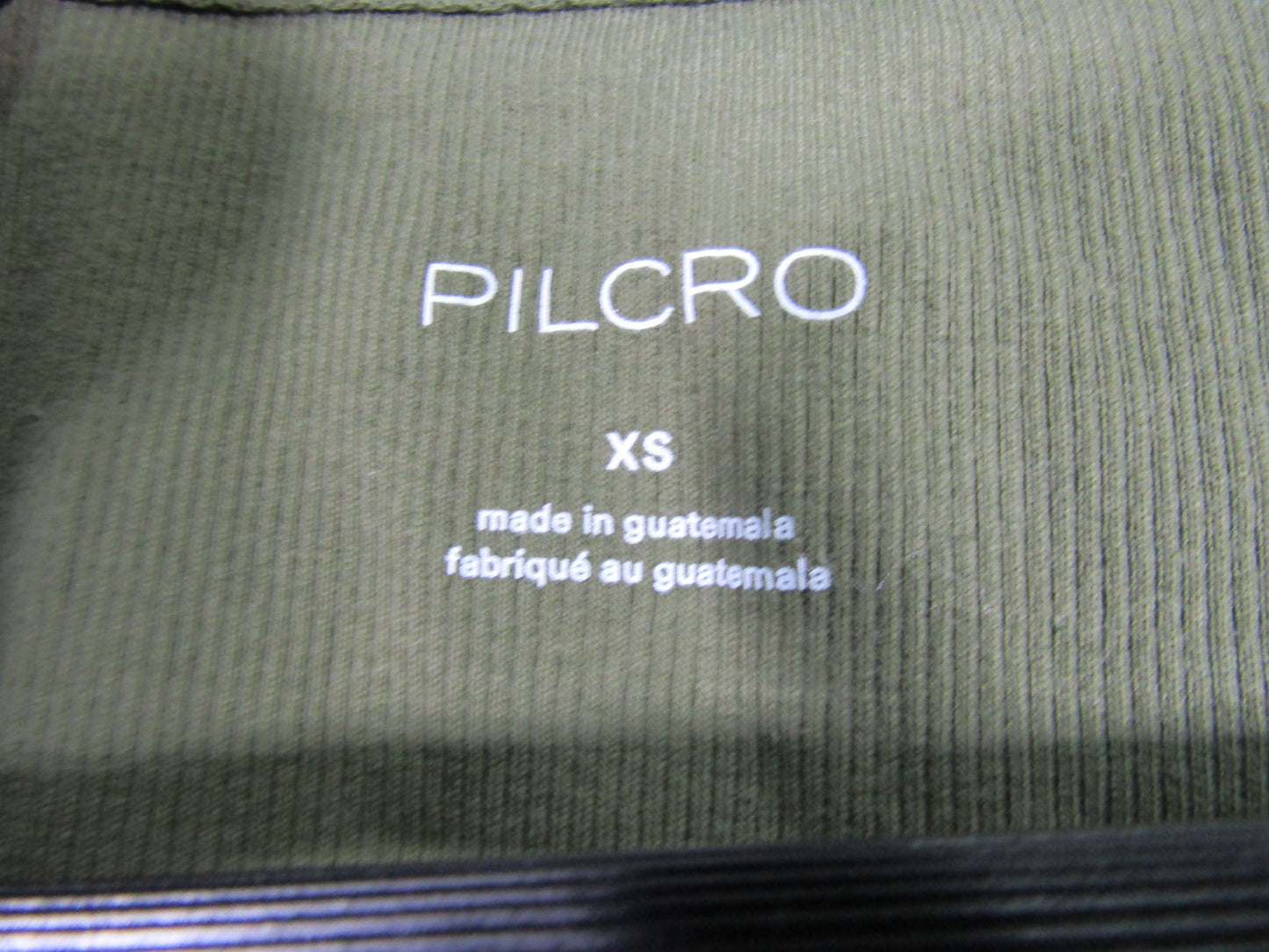 Pilcro Women's Green Scoop Neck Short Sleeve Fitted T-Shirt Size XS