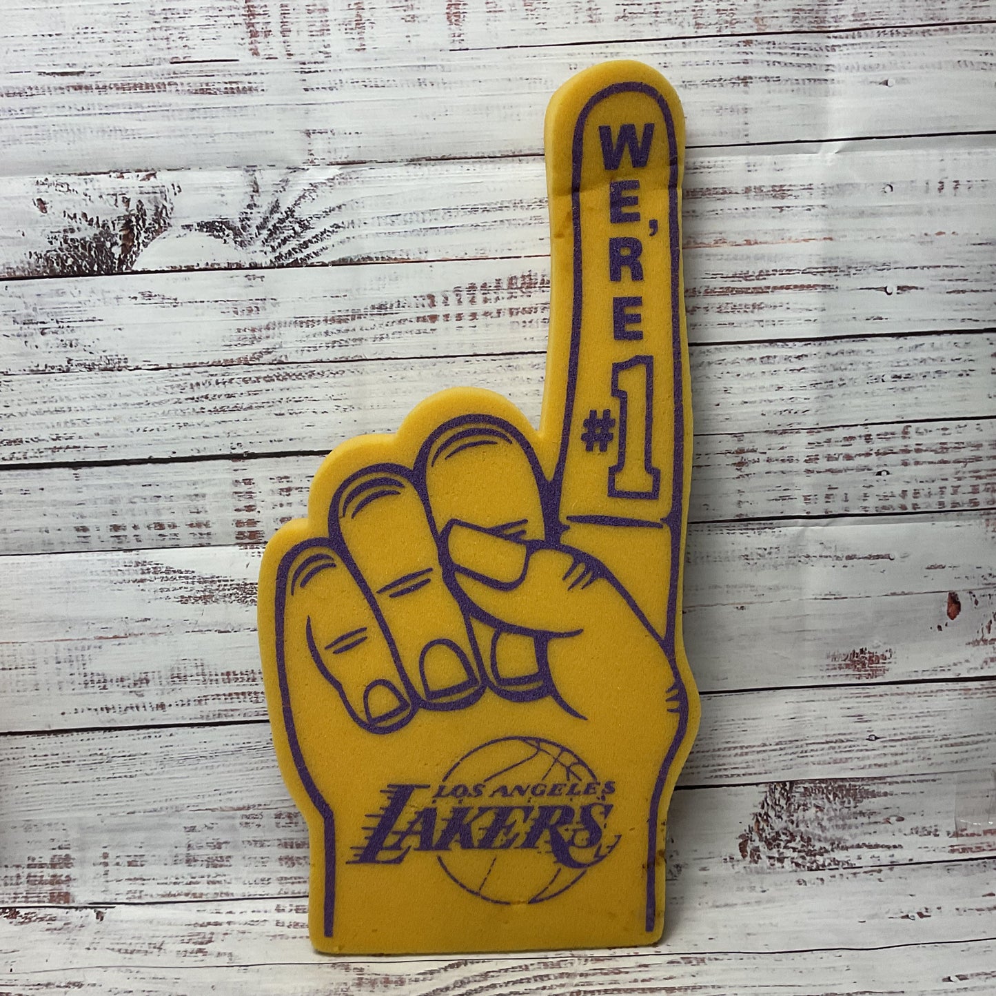 LA Lakers Reloaded 2003-04 Payton, Malone, O'Neal, Kobe Bryant Foam Fingers Pair